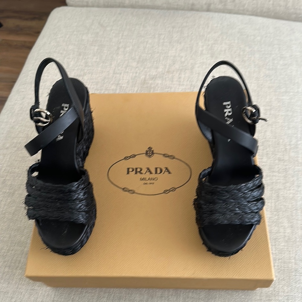 Prada wedges